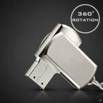 Otario® Mini Metal Swivel USB Pendrive 64GB | Stylish Rotating Keychain Flash Drive with Premium Finish | Portable & Durable Data Storage for Laptop, Computer, Mobile, Tablet, Car, Music & Office - Image 4