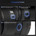 VILTROX AF 85mm F2.0 EVO Z Lens for Nikon Z-Mount, AF 85mm f/2 Z, Prime Wide Angle Lens Compatible with Nikon Z Mount Cameras Zfc Z50 Z5 Z6 Z7 Z8 Z9 Z7 Mark II (for Nikon Z) - Image 9