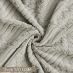 HOKIPO Gaming Chair Cover Elastic Jacquard Computer Rotating Chair Seat Covers Slipcover, Taupe Brown (NEW-AR-5366-KHK) - Image 7