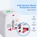 Universal Travel Adapter | All-in-One International Power Adapter with Surge Protector for Europe, UK, USA, Australia | Compact Worldwide Universal Charger for Travel Essentials - Image 5