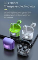 J225 Gaming Earbuds, Gaming Earbuds with 35 Hours Playtime, Bluetooth 5.3 + ENC Clarity, Adaptive Noise Cancelling,13mm HD BASS Drivers, IPX5 Sweat-Proof,Built-in Mic (Purple) - Image 8