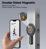 Magnetic Phone Hand Holder with Double-Sided Magnet & Removable Design, Adjustable Kickstand and 360° Rotation, Compatible for All Phones and Universal Smartphone Desk Stand - Image 4