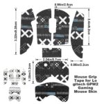 ZORBES® 2-in-1 Mouse Grip Tape Anti Slip Skin for G Pro X Superlight Superlight 2 Gaming Mice, Mouse Grip Tape, Pre-Cut, Self-Adhesive, Sweat-Resistant(White Set+Black Set) - Image 3
