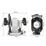 Trimming Machine Base Plunge Router Base for Edge Planing Slotting Finishing | Home & Garden | Tools | Power Tools | Routers - Image 3