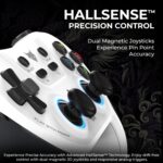 EvoFox One S Universal 3-Mode Wireless Gaming Controller, HallSense™ Precision Joysticks, Bluetooth 5.0, 2.4GHz, Fast Type-C Charging for PC, Mobile, Android TV - White - Image 3