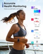 Fitpolo Smart Watch for Men Women Android, Alexa Built-in [1.8" HD Screen] IP68 Waterproof Fitness Watch Bluetooth Call for Android & iPhone with Heart Rate/Sleep/SpO2 Monitor - Image 5