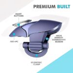TYROCX Blue Shark Gaming Trigger with Five Pair Mobile Gaming Sleeves for Mobile Gaming - Image 3