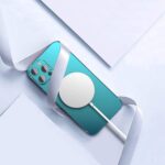 eller santé 15W Mag-Safe Auto Aligned Fast Charging Magnetic Wireless Charger for iPhone 12 Mini/12/12 Pro/12 Pro Max, White - Image 5