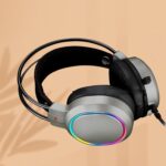 Drumstone (𝟏𝟓 𝐘𝐞𝐚𝐫𝐬 𝐖𝐚𝐫𝐫𝐚𝐧𝐭𝐲 Gaming Headset with RGB LED, Wired Over-Ear Headphones with Noise-Cancelling Microphone, Deep Bass Stereo Sound, Soft Memory Cushions - Image 5