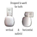 Mount Genie The Nest WiFi Pro Wall Outlet Holder Stand (1-Pack) | Lowest Profile | Open Access | No Messy Screws or Tape | Reinforced Support | Horizontal and Vertical Outlets - Image 4