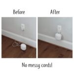 Mount Genie The Nest WiFi Pro Wall Outlet Holder Stand (1-Pack) | Lowest Profile | Open Access | No Messy Screws or Tape | Reinforced Support | Horizontal and Vertical Outlets - Image 5