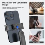 Mobilife Long Selfie Stick Tripod 360°Rotation Balance Handle 62" Extended Mobile Tripod Aluminum Bluetooth Remote 3 in 1 Selfie Tripod for Vlog Travel Smartphone Mirrorless Camera GoPro - Image 7