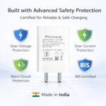 66W Flash Charging Adapter with Flash Cable | Vivo-Compatible Fast Charging | 6 Months Warranty | Compatible with Vivo X21,X50 Pro,X60 Pro,X70, V25 Pro, V27 Pro, V29e - Image 4