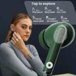 GOBOULT W20 Truly Wireless in Ear Earbuds with 35H Playtime, Zen™ ENC Mic, 45ms Low Latency, 13mm Bass Drivers, Type-C Fast Charging, Touch Controls, IPX5 Ear Buds TWS (Pine Green) - Image 8