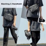 ULANZI Versatile Camera Shoulder Bag Photography Travel Messenger Portable Travel Bag Accessories Stylish Crossbody DSLR Sling Bag Compatible with Sony Canon etc -BLACK - Image 4