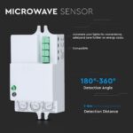 KRLZ Vision Microwave Motion Sensor for Auto Lights On/Off On Human Movement Smart Home Product - Image 5