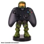 Exquisite Gaming Polyvinyl Chloride Cable Guys - Halo Infinite Master Chief - Cable Guy Phone And Controller Holder (Green), 8 - Image 5