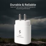 Umake 25W USB-C PD Fast Adapter | Type-C Super Fast Charging with Smart IC Protection |Compatible with Samsung Galaxy S25/S24/S23/S22, A56/A55/A54/A34, M55, F54/F34,OnePlus (BIS Certified) - Image 5