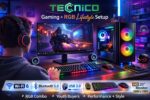 AI Ready Desktop Computer Set with 20" LED Monitor – Core i3-4130 3.4GHz, 8GB DDR3 RAM, 128 GB SSD,500 GB HDD WiFi 6, Bluetooth 5.0, RGB Combo, Supports AI Tools Like ChatGPT & Gemini AI - Image 6
