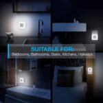ketmart 0.5W Led Plug in Smart Night Lamp with Automatic Sensor LED Night Light Lamp, Daylight White, Plug(Pack_2) - Image 3