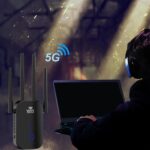 ATORSE WiFi Extender Internet Wireless Amplifier 1200 Mbps HD Video Router AP US - Image 6