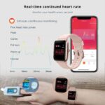 Fitpolo Fitness Tracker with Heart Rate Monitor, Smart Watch 1.3 inches Color Touch Screen IP68 Waterproof Step Calorie Counter Sleep Monitoring Pedometer Watches Activity Trackers (Pink) - Image 4