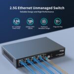 16 Ports 2.5G 2 Port 10G SFP+ Ethernet Switch, NICGIGA 18 Ports 2.5Gb Network Switch Unmanaged, Plug and Play, Desktop or 19" Rack Mount, Fanless Metal Design - Image 4