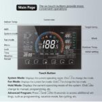 Smart Thermostat for Home, WiFi Programmable Digital Thermostat,Energy Saving,Voice Control Thermostat,4.8 Inch Touch Screen,C-Wire Adapter Included, DIY Install Compatible with Alexa/Google - Image 7