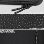 Laptop Case 15.6 inch, Water Resistant Portable Monitor Computer Bag with Pockets Traveling Shockproof Protective Laptop Sleeve Compatible with HP, Dell, Lenovo, Acer, Asus, MacBook Pro, Black - Image 5