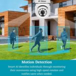 JK Vision Smart WiFi Security Camera 1080P Full HD | 360° Pan 90° Tilt PTZ with Holder | Color Vision | Motion Detection Alert | Multi-User Sharing | Spotlight Function | Indoor CCTV. - Image 4