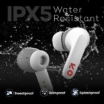 GOBOULT Y1 Ear Buds Wireless with 50H Playtime, Clear Calling ENC Mic, Low Latency Gaming, Made in India,10mm Bass Drivers Earbuds Buds TWS Bluetooth (White) - Image 7