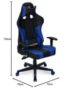 Nilkamal Fyrebird Ergonomic Gaming Chair with Lumbar Pillow, 3D Adjustable Armrest, Adjustable Neck, Gas Lift Mechanism, & 100mm Tilt (Bosco) - Image 8
