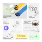 Original Buds T110 AI ENC Noise Cancelling Wireless Earbuds, Lightweight inEar Design with Deep Bass Sound, 38H Playback, for realme White - Image 3