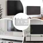 Router Storage Box Wall-Mounted Router Storage Box for Home, Office, Gaming Room Wireless WiFi Rack Decorative Shielding case, Punch-Free TV Set-top Box (1) - Image 5