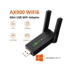 AX900 USB Wi-Fi 6 Adapter with Bluetooth Dual Band 2.4GHz/5GHz 900Mbps Wireless Network Adapter with High-Gain Antenna MU-MIMO Technology USB 3.0 Plug & Play for PC/Laptop (Bluetooth Version) - Image 4
