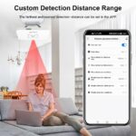 Ledgebit Zigbee Human Presence Detector | Smart Life App Control | Alexa Google Assistant Compatible | Motion Static Detection & Illuminance Sensor | Zigbee Hub Required - Image 5