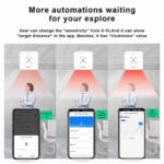 Ledgebit Zigbee Human Presence Detector | Smart Life App Control | Alexa Google Assistant Compatible | Motion Static Detection & Illuminance Sensor | Zigbee Hub Required - Image 6