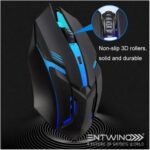 ENTWINO VANTOR 4D Gaming Mouse, RGB Lights, Braided Wire, DPI Button Wired Optical Gaming Mouse (USB 2.0, Black) - Image 4