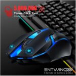 ENTWINO VANTOR 4D Gaming Mouse, RGB Lights, Braided Wire, DPI Button Wired Optical Gaming Mouse (USB 2.0, Black) - Image 5