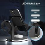 Magnetic Wireless Charger, Charging Station, 5 in 1 Fast Mag-Safe Wireless Charger Stand for iPhone 14,13,12 Pro/Max/Mini/Plus, Apple Watch 8/7/6/SE/5/4/3/2 and Airpods - Image 7