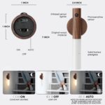 Motion Sensor USB Charging Smart LED Self-Stick Light with Magnetic Closet | Wall-Mounted Motion Activated Plexiglass Night Light for Indoor & Outdoor Uses (Pack of 2) - Image 4