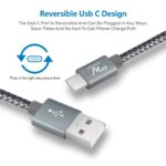 Wayona USB Type C 6FT 2Meter Charger Cable Fast Charging USB C Cable Compatible for Samsung Galaxy S10e S20 S9 S8 Plus S10+, Note 10 Note 9 Note 8,S20,M31s,M40 (6 FT Pack of 1, Grey) - Image 5