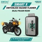 Simtac Smart X Switchless Hazard Flasher for BAJAJ PULSAR RS200, Tail Light Flash, Plug and Play, 60 Flashing Modes, Auto On/Off, SL-Series Version 6.0 - Image 3