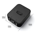 1000Mbps Ethernet Network Adapter Compact Double Port Network Hub for Office Black|Computers/Tablets & Networking|Enterprise Networking, Servers|Switches & Hubs|Network Switches - Image 5