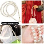 Lanyard Phone Strap - Pearl and Diamond Charm, Crossbody Phone Accessories for Girls, Hands-Free Mobile Holder, Compatible with Most Smartphones, Ideal for iPhone - Neck Hanging Chain Sling - Image 5