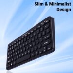 ZEBRONICS K4000MW Wireless Keyboard with 2 Bluetooth & 2.4 GHz Wireless Connection,78 Keys, Integrated Multimedia Keys,Minimalist Design,Compatible with Laptop/Desktop/Tablet/Smartphone - Image 5