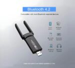 Dual Band WiFi Adapter for PC 2.4G/5Ghz USB 3.0 Dual Antenna, MU-MIMO Technology Windows 11 Supported AC1300-BU Dual Band (Bluetooth Version) - Image 6
