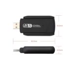Dual Band WiFi Adapter for PC 2.4G/5Ghz USB 3.0 Dual Antenna, MU-MIMO Technology Windows 11 Supported AC1300-BU Dual Band (Bluetooth Version) - Image 8