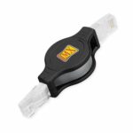 MX CAT-6 Retractable Ethernet Cable 30" | Flat LAN Patch Cord with 8P8C RJ45 Connectors | Portable Network Cable for Laptop, Router, Switch & Travel Use_Pack of 2 - Image 3