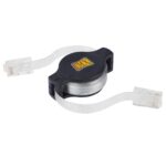 MX CAT-6 Retractable Ethernet Cable 30" | Flat LAN Patch Cord with 8P8C RJ45 Connectors | Portable Network Cable for Laptop, Router, Switch & Travel Use_Pack of 2 - Image 4